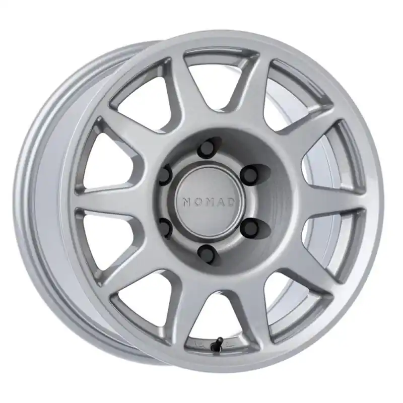 Original Nomad N505OE Touring 16x8in / 6X139.7 BP / 0mm Offset / 106.1mm Bore - OE Silver