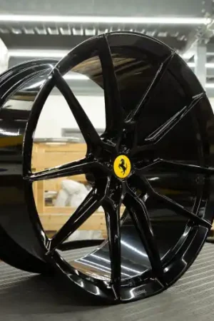 Vossen x Novitec NF9 20x9in - 5x114.3 BP - ET39 - Gloss Black Ferrari 458 Front Wheel Trending