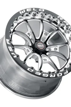 Special Discount Weld S80 17x10 / 5x115 BP / 6.7in BS Black Wheel (High Pad) - Black Single Beadlock MT