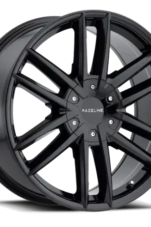 Raceline 158B Impulse 20x8.5in / 6x120/6x139.7 BP / 15mm Offset / 78.1mm Bore - Gloss Black Wheel Hassle-Free Returns