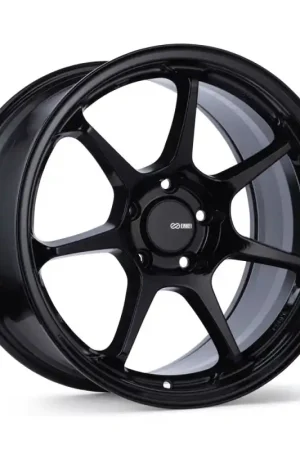 Enkei TS-7 18x8.5 5x100 45mm Offset 72.6mm Bore Gloss Black Wheel Direct From Factory