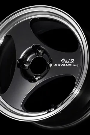 Advan ONI2 15x5.5 / +45 Offset / 4x100 / 63mm Bore / Machining and Black Gunmetallic Flash Sale