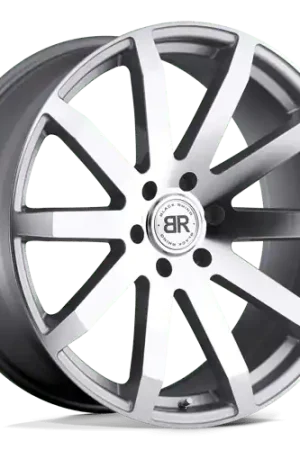 Low Price BRTRV 24X10 5X5.5 SLVR-MIR 25MM
