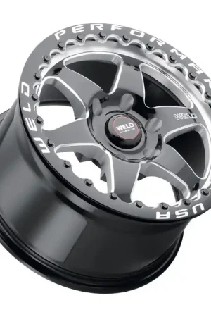 Mega Sale Weld S909 20x11 Ventura 6 Beadlock 6x127 ET36 BS7.375 Gloss BLK MIL DIA 78.1