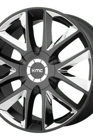 KM710 22X9.5 5X5 S-BLK CHR INS 30M Special Discount