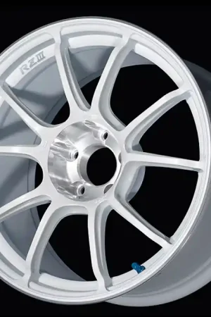 Advan RZIII 18x8.0 / +44 Offset / 5x114.3 BC / 73mm Bore / Racing White Metallic & Diamond Cut Special Discount