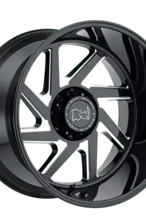 Popular BRSWV 24X14 6X135 G-BLK-MILL -76MM