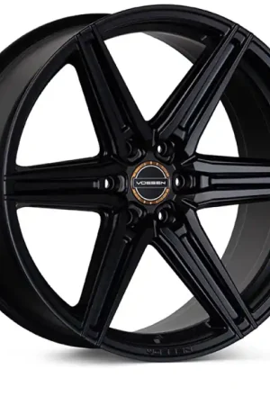 Buy Direct Vossen HF6-2 24x10 / 6x139.7 / ET25 / Deep Face / 106.1 - Satin Black Wheel