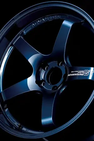 Express Delivery Advan GT Premium Version 19x9.5 / +50 ET / 5x114.3 / 73mm Bore / Racing Titanium Blue