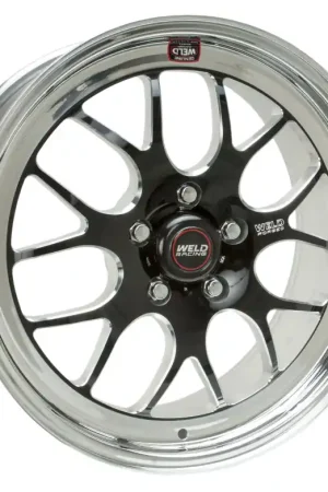 Special Offer Weld S77 18x9.5 / 5x4.75 BP / 4.2in. BS Black Wheel (Medium Pad) - Non-Beadlock