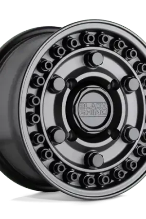 Authentic ARMORY UTV 15X7 4X110 80 GUNBLK +36