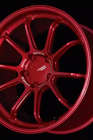 Advan RZ-DF2 for Porsche 20x10.5 / +45 Offset / 5x130 / 71.6mm Bore / Racing Candy Red Handmade