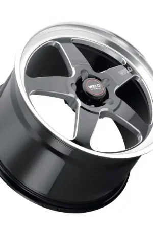 Budget Weld S155 17x5 Ventura Drag 5x120.65 ET-26 BS2.00 Gloss BLK MIL DIA 78.1