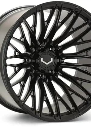 Mega Sale Vossen VFX-04 22x10 - 8x165.1 - ET18 - Super Deep - 125.1 - Satin Black Wheel