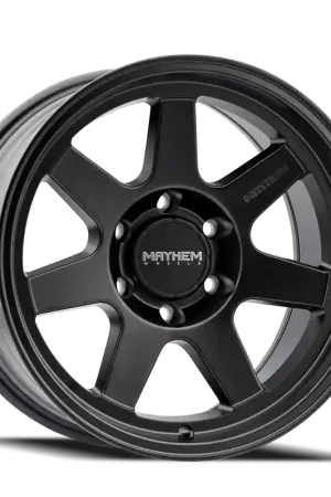 No Minimum Order Mayhem 8307 Convoy 17x9 / 6x139.7 BP / -6mm Offset / 106mm Hub Satin Black Wheel