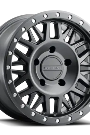 Crafted Raceline 951B Ryno 17x9in / 5x139.7 BP / -12mm Offset / 106.5mm Bore - Satin Black Wheel