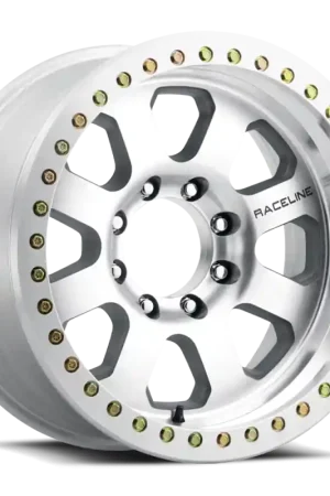 Fan Favorite Raceline RT260M Avenger 20x10in / 6x135 BP / -38mm Offset / 87.1mm Bore - Machined Beadlock Wheel