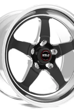 Weld S71 17x10 / 5x112 BP / 7.3in. BS Black Wheel (Medium Pad) - Non-Beadlock Holiday Sale