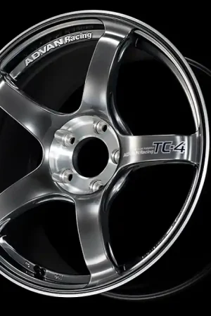 Must Have Advan TC-4 SE 15x7.0 / +30 Offset / 4x100 / 63mm Bore / Racing Hyper Black and Diamond Cut
