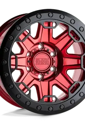 BR RIFT BL 17X8.5 6X139 +0 112 CDY RD BK Trending