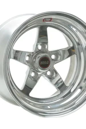 Weld S71 15x14.33 / 5x4.5 BP / 4.5in. BS Polished Wheel (Low Pad) - Non-Beadlock Flash Sale