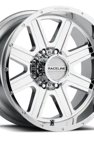 Raceline 940C Hostage 20x10in / 5x139.7 BP / -19mm Offset / 78.1mm Bore - Chrome Wheel Weekend Sale
