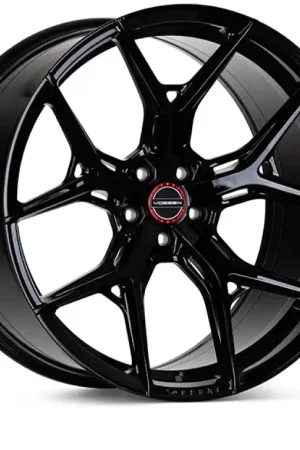 High Quality Vossen HF-5 20x10.5 / 5x112 / ET25 / Deep / 66.5 CB - Gloss Black Wheel