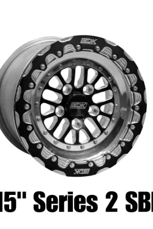 Belak 15x8 / 5in BS / 5x100 BP / High Pad / Series 2 Wheel - Single Beadlock Billet Outer Lip Editor’s Pick
