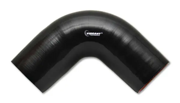 Vibrant 4 Ply Reinforced Silicone Elbow Connector - 3in I.D. - 90 deg. Elbow (BLACK) New Arrival