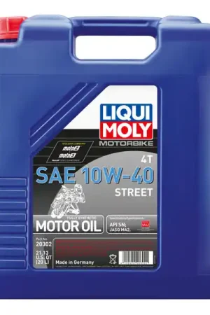 Holiday Sale LIQUI MOLY 20L Motorbike 4T SAE 10W40 Street