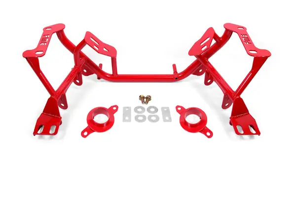 Fresh Stock BMR 96-04 Ford Mustang K-Member Standard Version w/ Spring Perches - Red