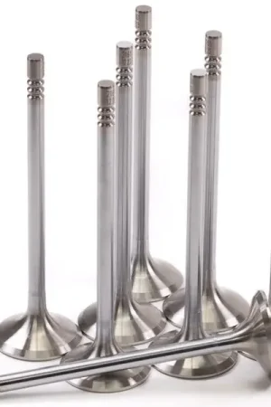 GSC P-D Ford Mustang 5.0L Coyote Gen 3 32mm Head (STD) Chrome Polished Exhaust Valve - Set of 8 Clearance