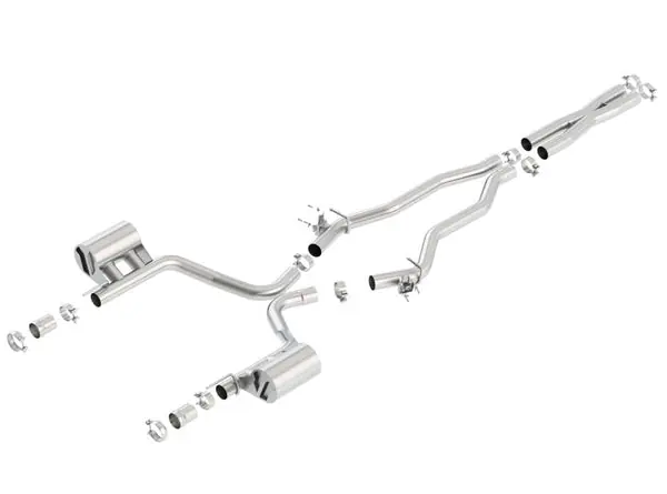 Shop Now Borla 15-16 Dodge Challenger SRT/Scat Pcak 6.4L V8 ATAK Catback Exhaust