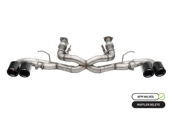 Corsa 20-25 Chevrolet Corvette C8 RWD 3in Xtreme Cat-Back Exhaust w/4.5in Carbon Fiber Black PVD Tip Holiday Sale