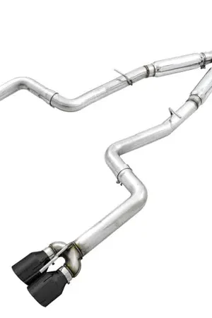 AWE Tuning 2015+ Dodge Challenger 6.4L/6.2L SC Track Edition Exhaust - Quad Diamond Black Tips Certified