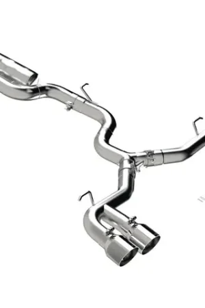 Budget MBRP 2022 Volkswagen Golf R MK8 3in Cat-Back Quad Split Rear Valve Delete Exhaust