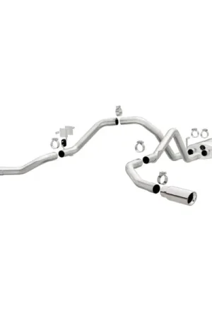 Crafted MagnaFlow Cat-Back 10-15 Toyota Tundra SC LB / CC SB 4.6L/5.7L V8 SS 2.5 Dual Split Rear 4in Tip