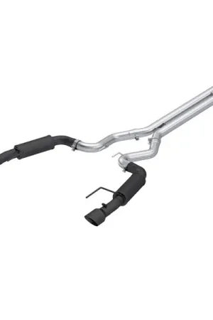 Save Now MBRP 2024Ford Mustang GT S650, 5.0 3in Cat-Back Dual Split Black-Coated Aluminized Steel