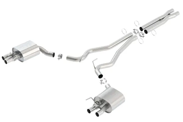 Borla 15-16 Ford Mustang Shelby GT350 5.2L ATAK Cat Back Exhaust (Uses Factory Valence) Hot Deal