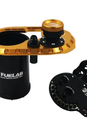 Fuelab Quick Service Surge Tank 2.0 w/No Lift Pump & No Surge Pump - Gold Exclusive Offer