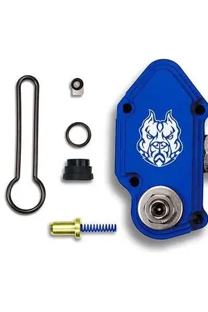 New Arrival Sinister Diesel 03-07 Ford Powerstroke 6.0L Blue Spring Kit with Adjustable Billet Spring Housing