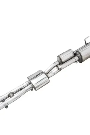 AWE 16-22 Toyota Tacoma 0FG Catback Exhaust w/ BashGuard - Dual Chrome Silver Tips Save Now