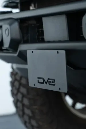 Direct From Factory DV8 Offroad 21-23 Ford Bronco Capable Bumper Front License Plate Mount