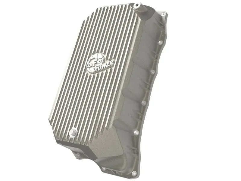 aFe GM Diesel Trucks 20-25 V8-6.6L L5P POWER Street Series Transmission Pan Raw w/ Machined Fins Discount