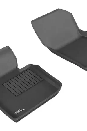 3D MAXpider 2014-2019 Mini Hardtop 2-Door/Convertible Kagu 1st Row Floormat - Black Same Day Shipping