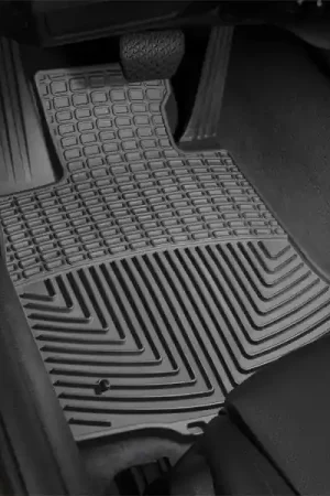 WeatherTech 2017+ GMC Acadia/Acadia Denali Front Rubber Mats - Black Crafted