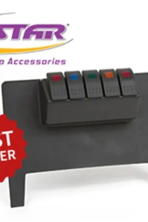 Latest Daystar 2007-2018 Jeep Wrangler JK 2WD/4WD (Automatic Trans) - Black Lower Switch Panel