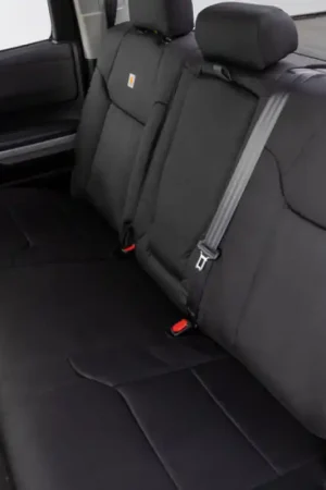 Must Have Covercraft 14-18 Chevrolet Silverado Carhartt PrecisionFit Custom Second Row Seat Covers - Blk