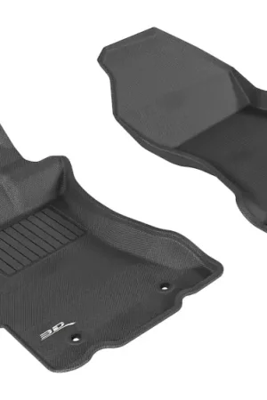 3D MAXpider 2012-2019 Subaru Impreza/XV Crosstrek/WRX/Sti Kagu 1st Row Floormat - Black One Day Deal