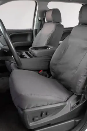 Covercraft 22-23 Toyota Tundra Polycotton SeatSaver Custom Front Row Seat Covers - Grey Seasonal Sale